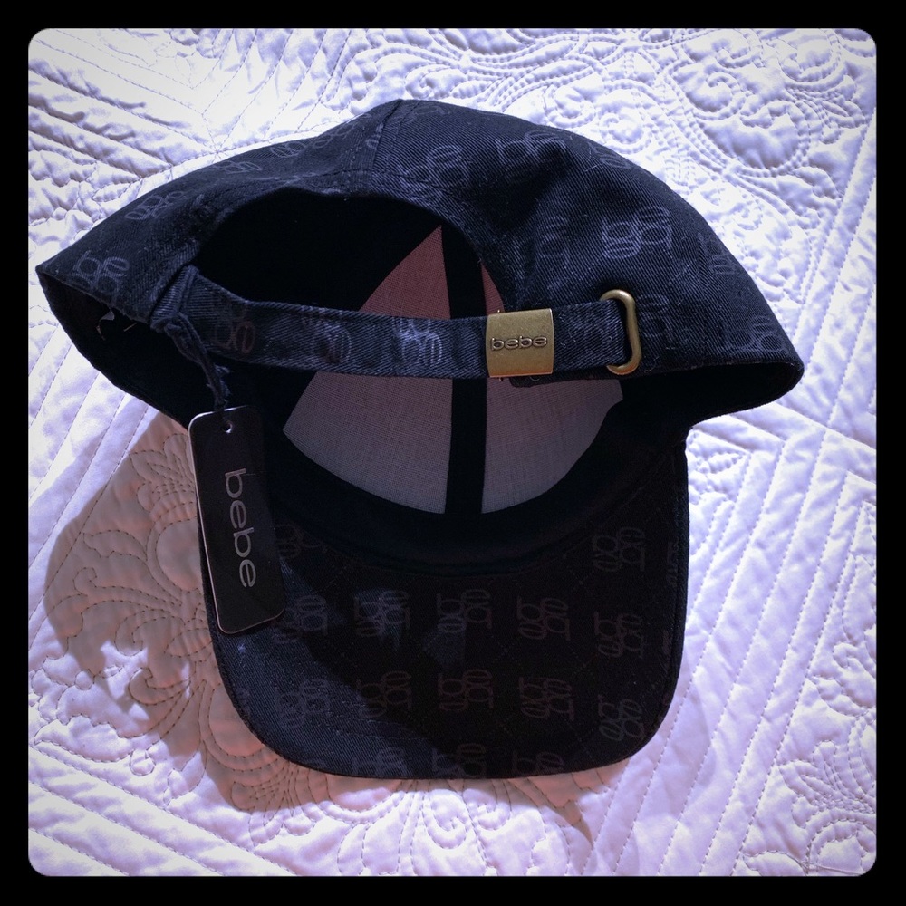 NWT Bebe Logo Black Hat 🧢 - Picture 5 of 5
